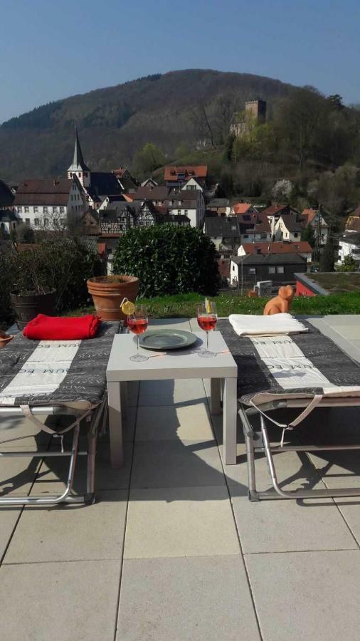 Ferienwohnung Casa Rossa Neckarsteinach Exterior foto
